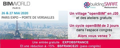 Quelles nouveautés sur BIM World 2020 avec bSFrance ?
